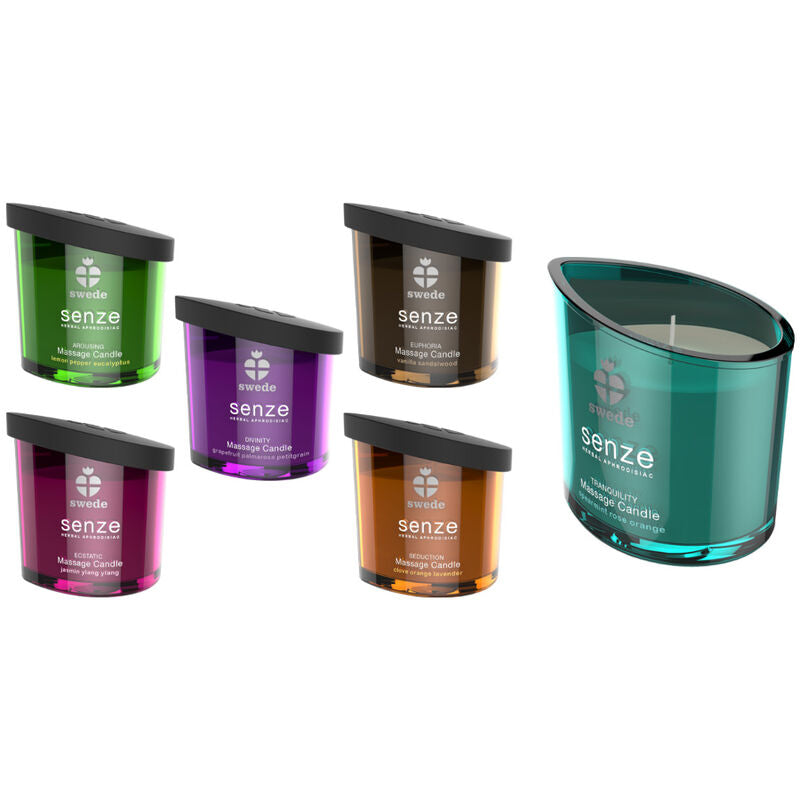 Swede Senze Euphoria Massage Candle Vanilla, Sandalwood | Niks.fi verkkokauppa