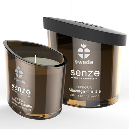 Swede Senze Euphoria Massage Candle Vanilla, Sandalwood | Niks.fi verkkokauppa