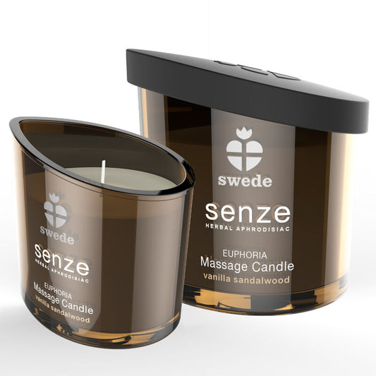 Swede Senze Euphoria Massage Candle Vanilla, Sandalwood | Niks.fi verkkokauppa