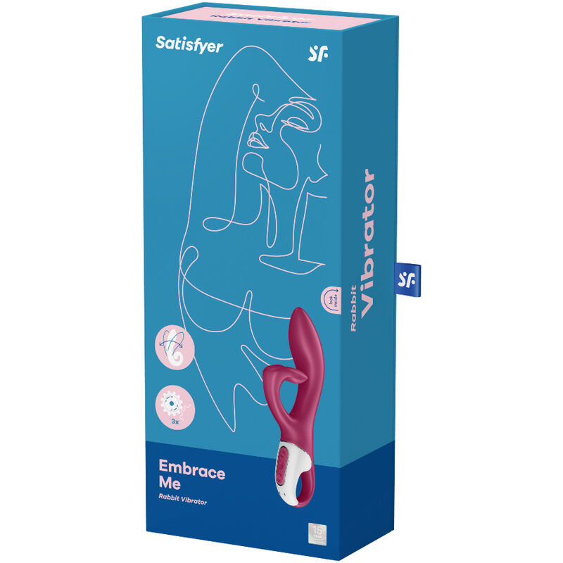 Satisfyer Embrace Me G-Spot Vibrator Berry | Niks.fi verkkokauppa