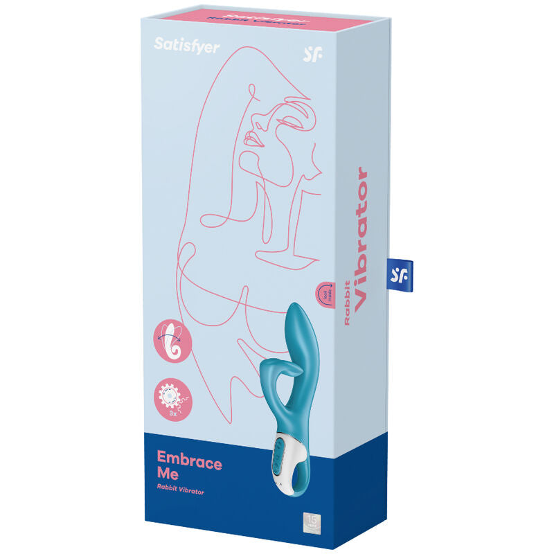 Satisfyer Embrace Me G-Spot Vibrator Turquoise | Niks.fi verkkokauppa