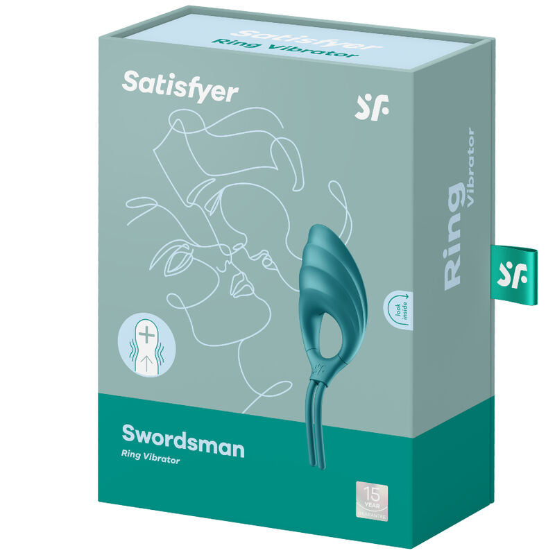 Satisfyer Swordsman Ring Vibrator Green | Niks.fi verkkokauppa