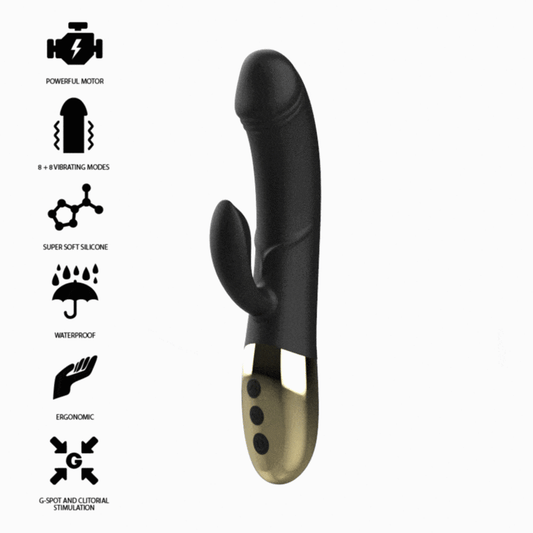 Ibiza Powerful Anatomical Vibrator With Rabbit | Niks.fi verkkokauppa
