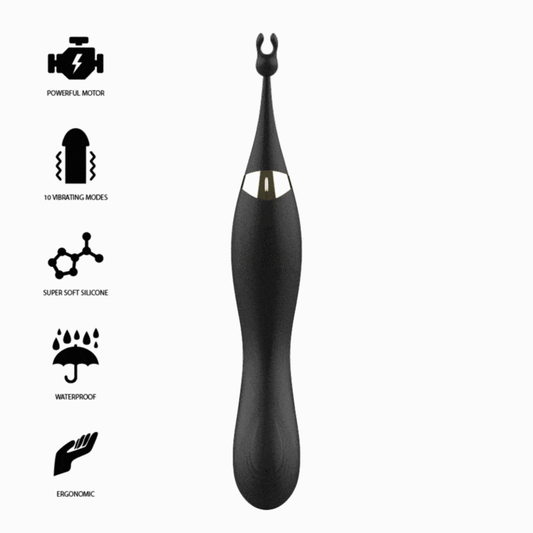 Ibiza Interchangeable Clitoral Stimulator And Pulsation G Spot Vibrator | Niks.fi verkkokauppa
