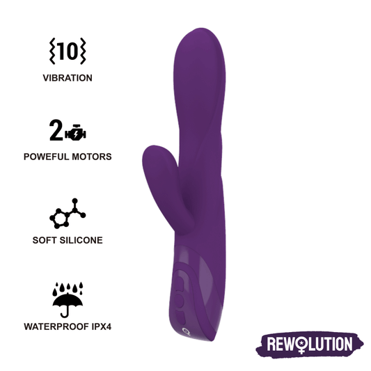 Rewolution Reworabbit Flexible Vibrator With Rabbit | Niks.fi verkkokauppa