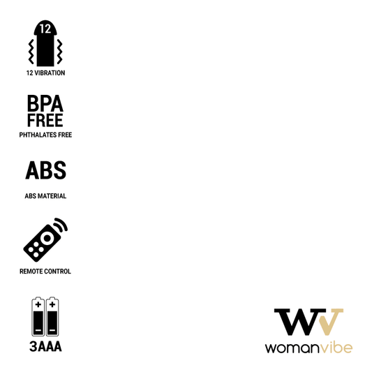 Womanvibe Alsan Egg Remote Control Black Silicone Black | Niks.fi verkkokauppa
