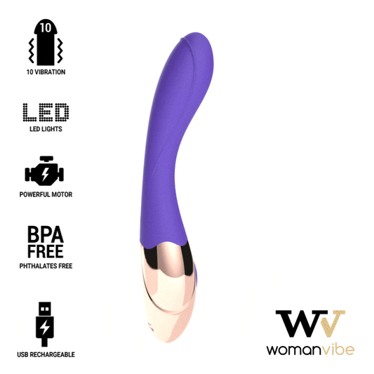 Womanvibe Sunny Silicone Rechargeable Vibrator | Niks.fi verkkokauppa