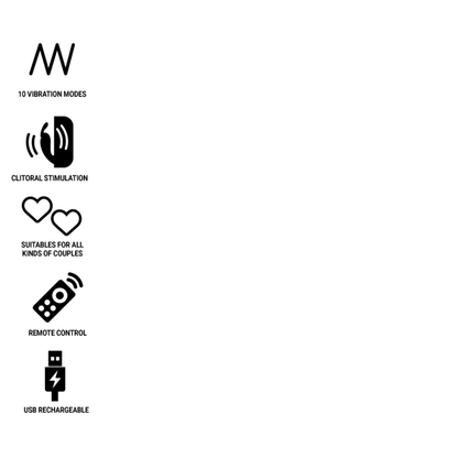 Rithual Kama Remote Control For Couples Azabache | Niks.fi verkkokauppa