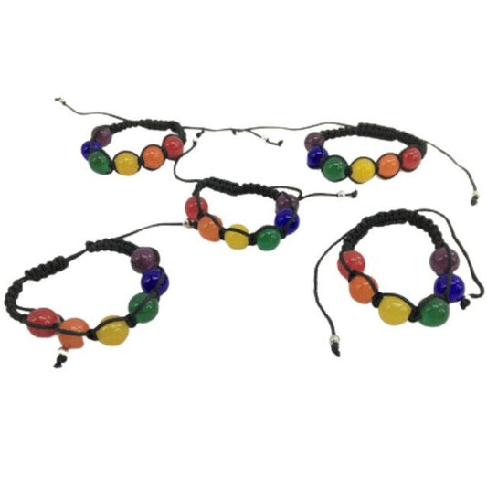 Pride Lgbt Flag Large Ball Bracelet | Niks.fi verkkokauppa