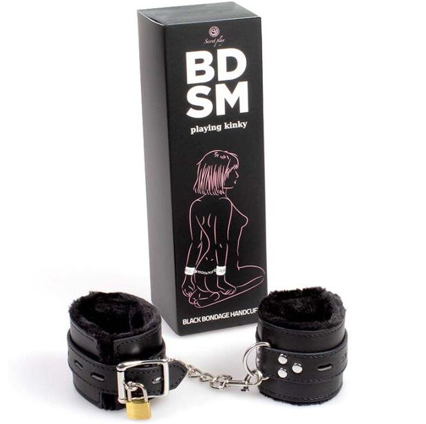 Secretplay Black Bondage Handcuffs Bdsm Collection | Niks.fi verkkokauppa