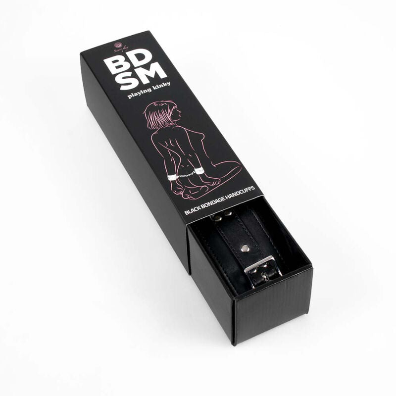 Secretplay Black Bondage Handcuffs Bdsm Collection | Niks.fi verkkokauppa