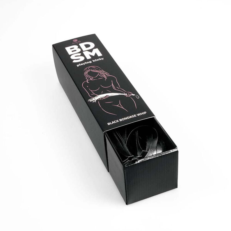 Secretplay Black Bondage Whip Bdsm Collection | Niks.fi verkkokauppa