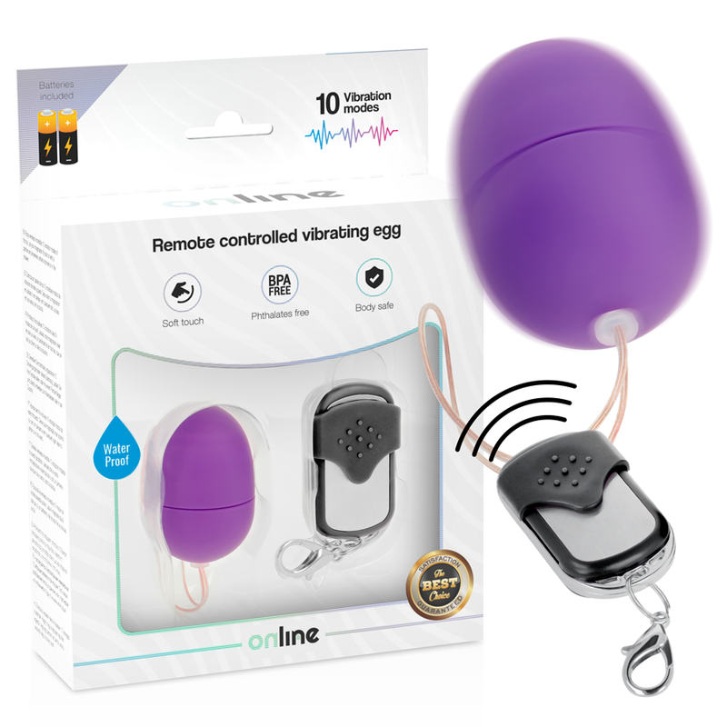 Online Remote Control Vibrating Egg S Purple | Niks.fi verkkokauppa