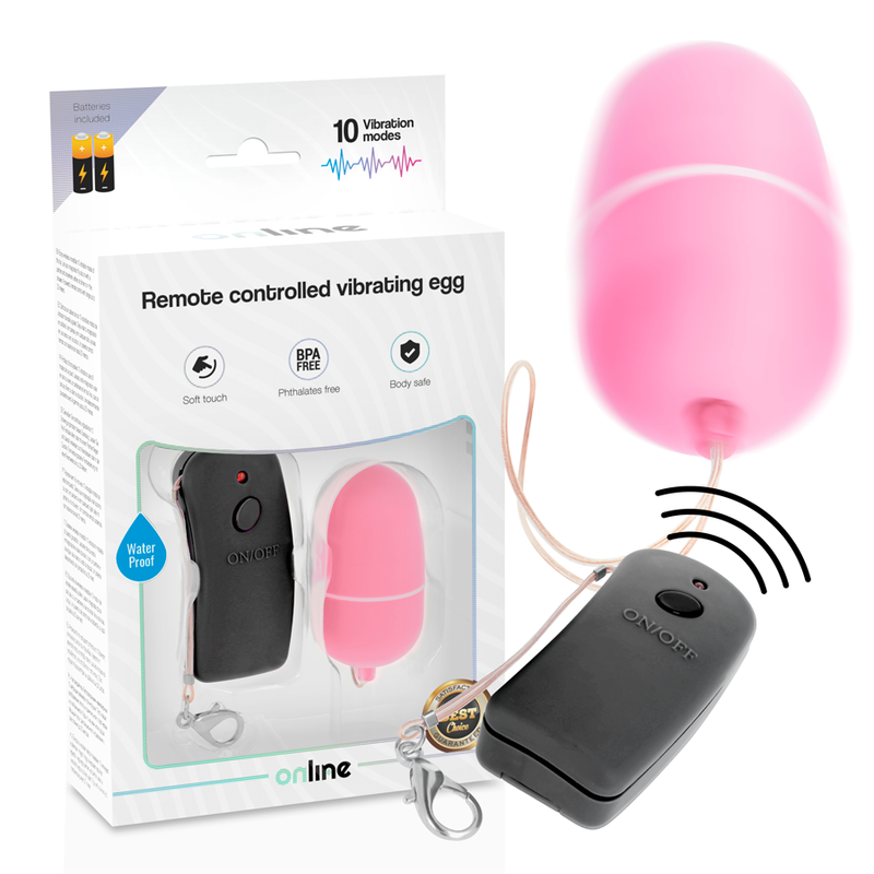 Online Remote Controlled Vibrating Egg Pink | Niks.fi verkkokauppa
