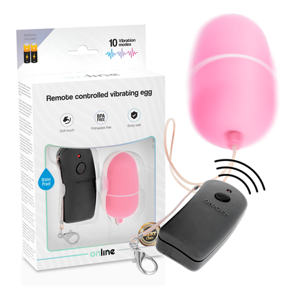 Online Remote Controlled Vibrating Egg Pink | Niks.fi verkkokauppa