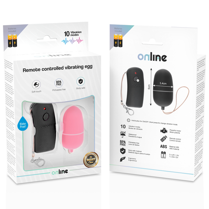 Online Remote Controlled Vibrating Egg Pink | Niks.fi verkkokauppa