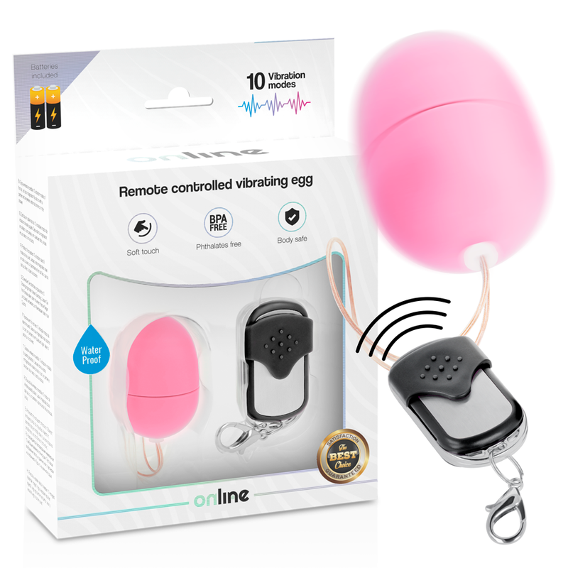 Online Remote Control Vibrating Egg S Pink | Niks.fi verkkokauppa