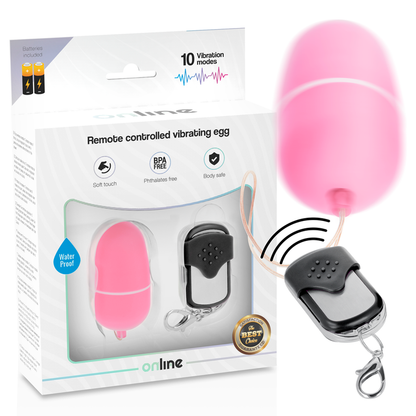 Online Remote Control Vibrating Egg M Pink | Niks.fi verkkokauppa
