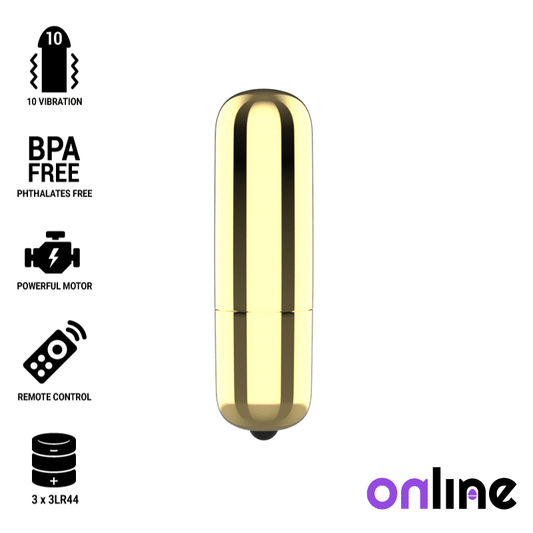 Online Mini Bullet Vibe Golden | Niks.fi verkkokauppa