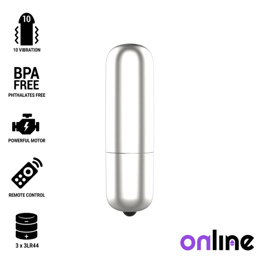 Online Mini Bullet Vibe Silver | Niks.fi verkkokauppa
