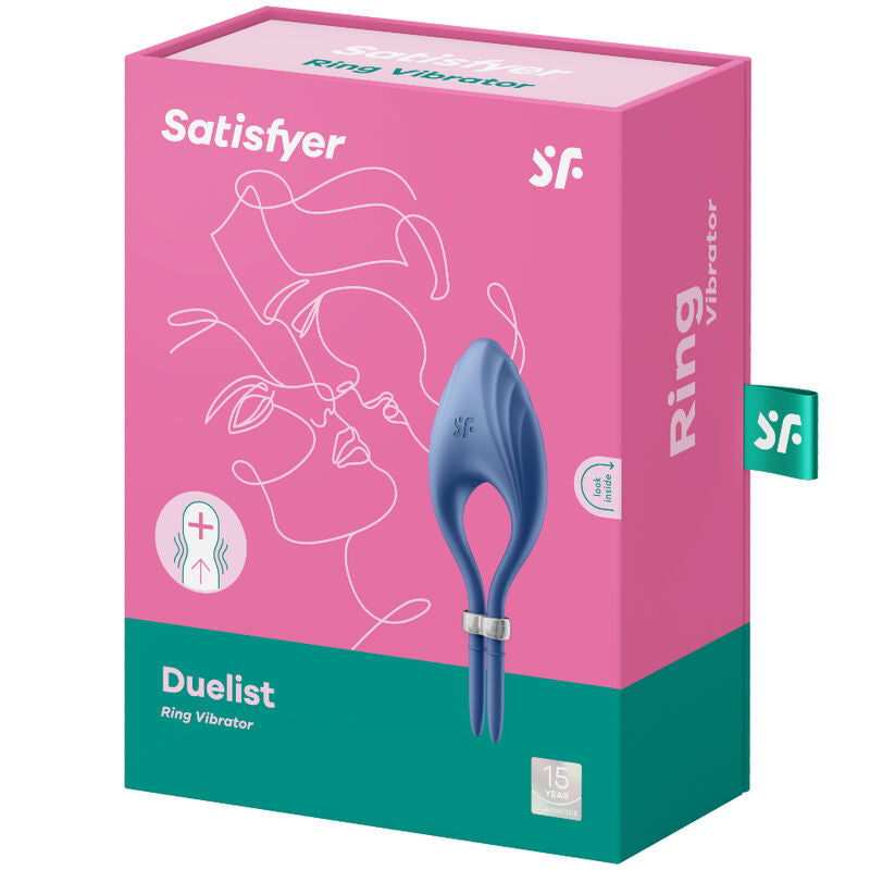 Satisfyer Duelist Ring Vibrator Blue | Niks.fi verkkokauppa