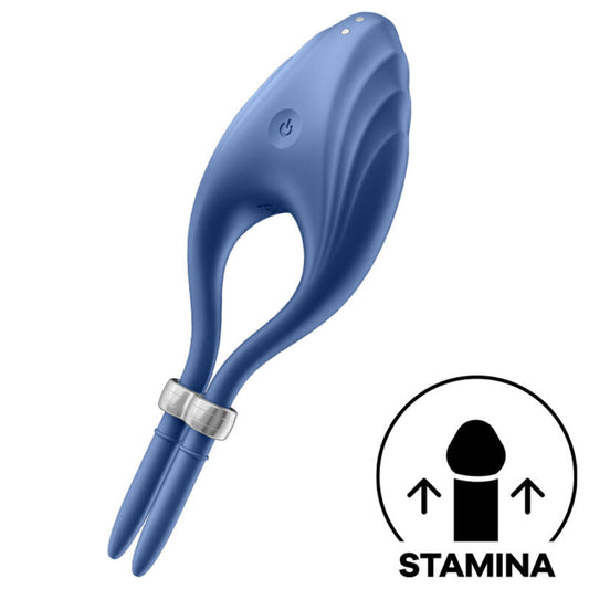 Satisfyer Duelist Ring Vibrator Blue | Niks.fi verkkokauppa