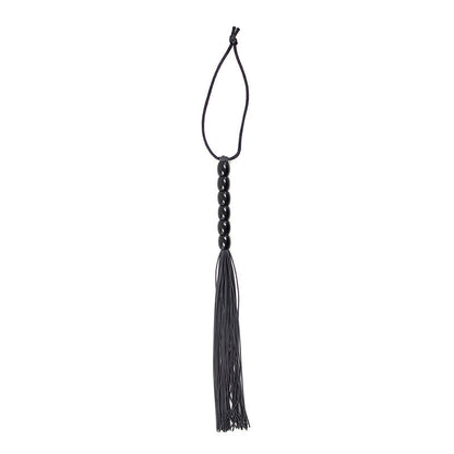 Ohmama Fetish Ribbed Silicone Handle Flogger 22 Cm | Niks.fi verkkokauppa