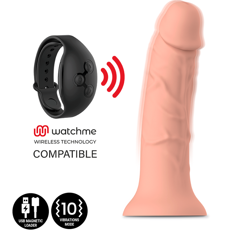Mythology Asher Original Dildo M Vibrator Compatible With Watchme Wireless Technology | Niks.fi verkkokauppa