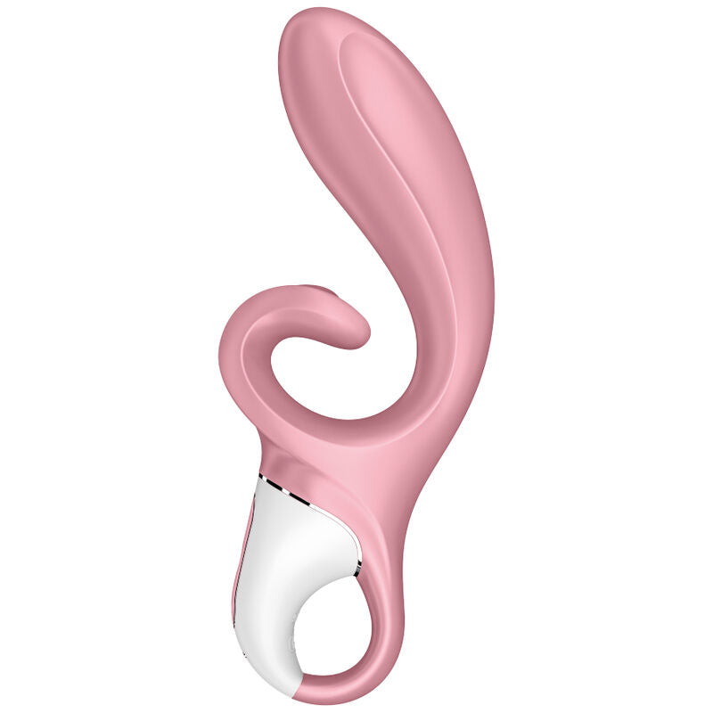 Satisfyer Hug Me Rabbit Vibrator App Pink | Niks.fi verkkokauppa