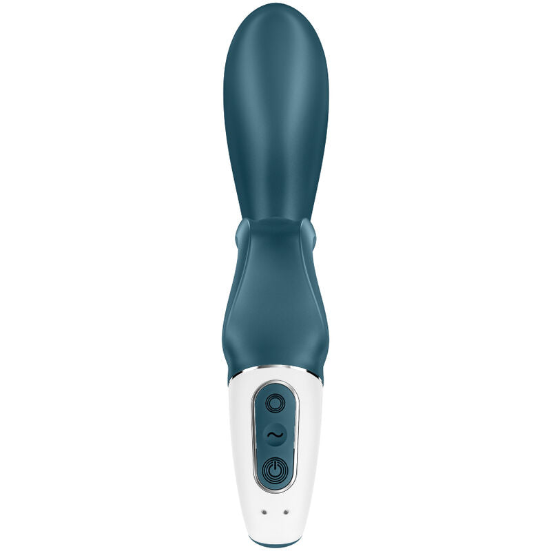 Satisfyer Hug Me Rabbit Vibrator App Blue | Niks.fi verkkokauppa