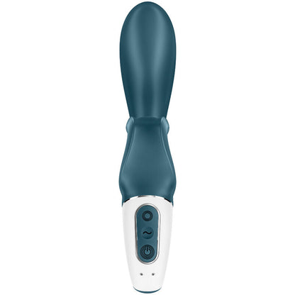 Satisfyer Hug Me Rabbit Vibrator App Blue | Niks.fi verkkokauppa