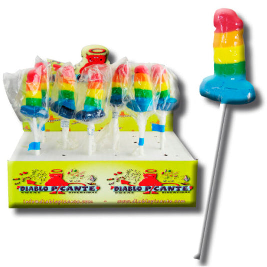 Pride Gummy Lollipop Penis Lgbt | Niks.fi verkkokauppa