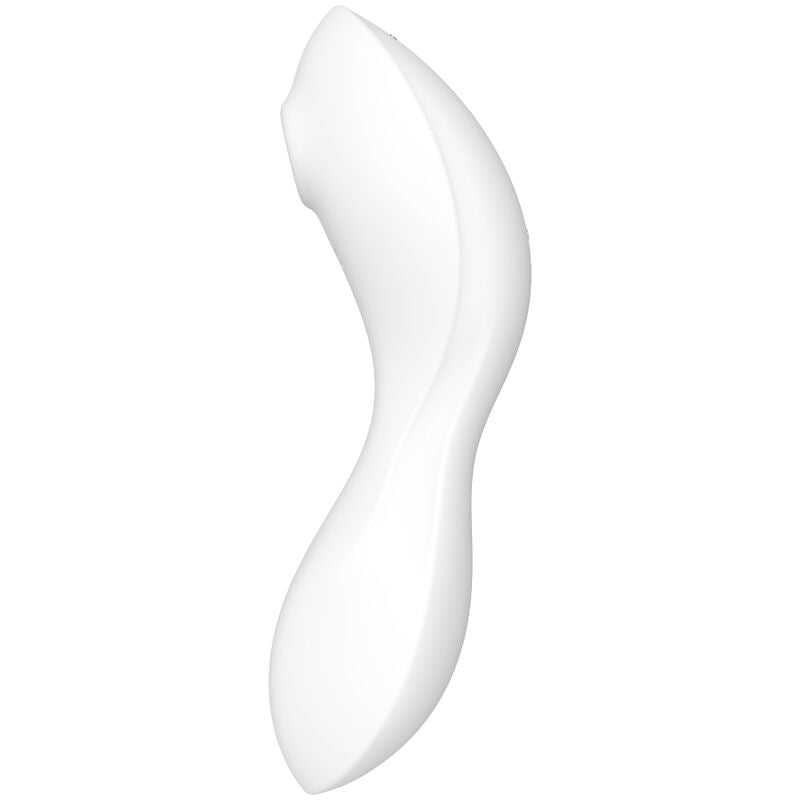 Satisfyer Curvy Trinity 5 Air Pulse Stimulator & Vibrator App White | Niks.fi verkkokauppa