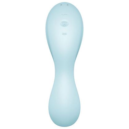 Satisfyer Curvy Trinity 5 Air Pulse Stimulator & Vibrator App Blue | Niks.fi verkkokauppa