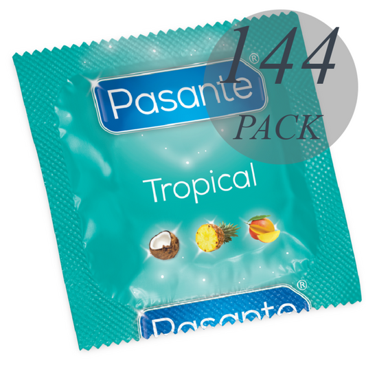 Pasante Condoms Tropical Bag 144 Units | Niks.fi verkkokauppa