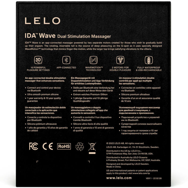 Lelo Ida Wave Coral Couples Massager | Niks.fi verkkokauppa