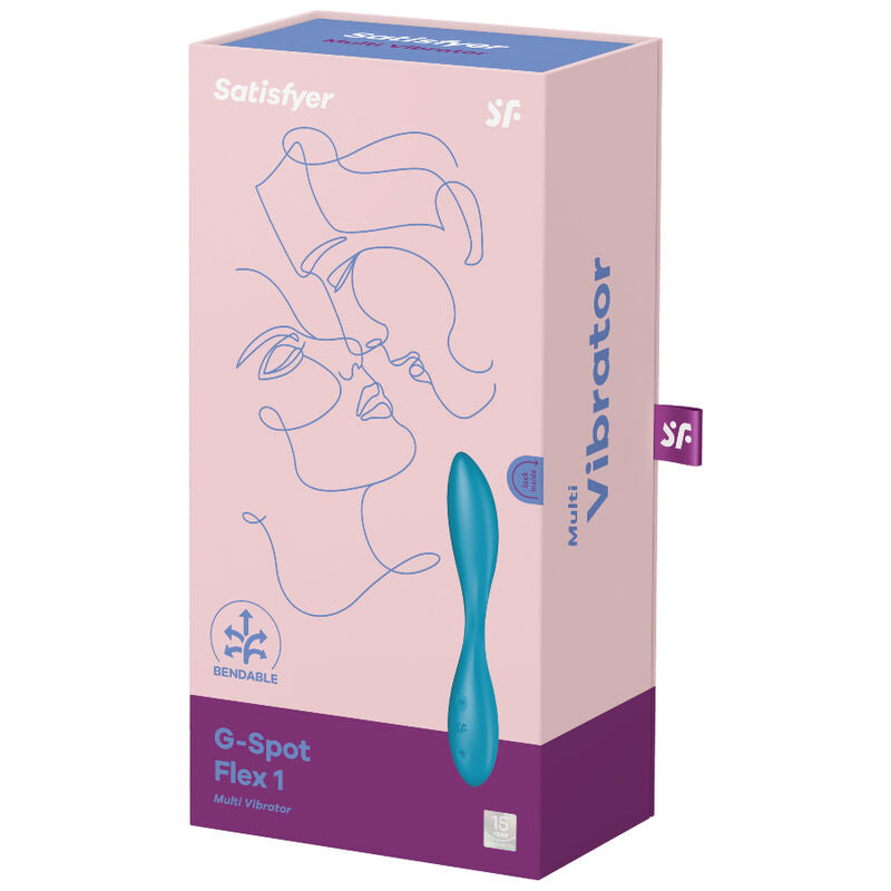 Satisfyer G-Spot Flex 1 Multi Vibrator Blue | Niks.fi verkkokauppa