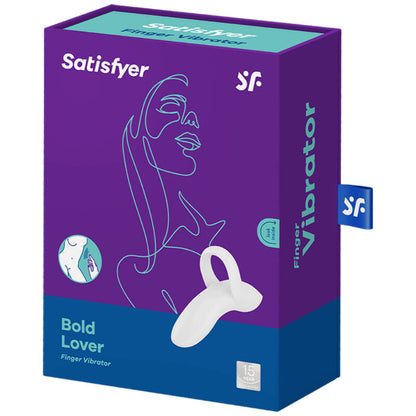 Satisfyer Bold Lover Sormivibraattori - Valkoinen | Niks.fi verkkokauppa