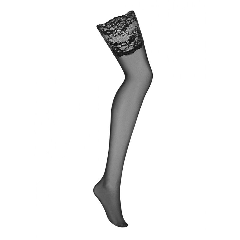 Obsessive Stockings 810-Sto-1 Black S/M | Niks.fi verkkokauppa
