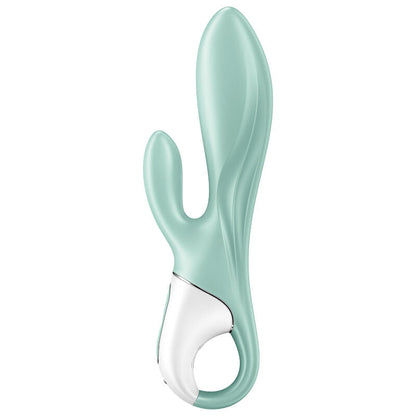Satisfyer Air Pump Bunny 5+ Inflatable Rabbit Vibrator App Green | Niks.fi verkkokauppa