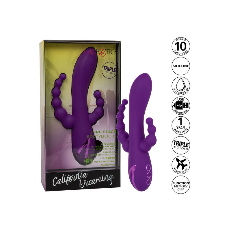 Calexotics Long Beach Bootylicious Purple | Niks.fi verkkokauppa