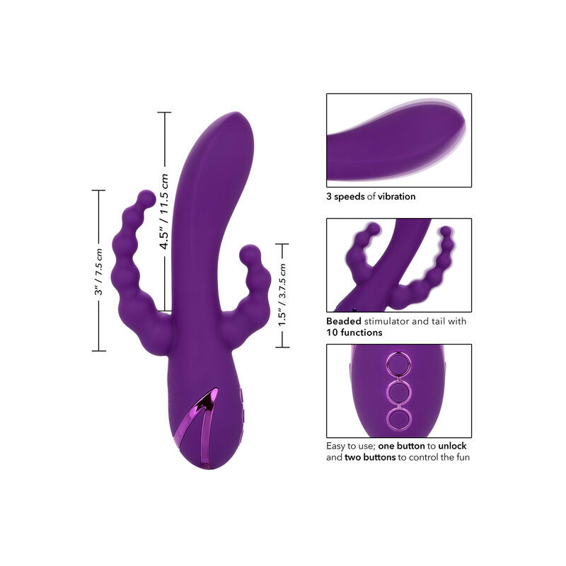 Calexotics Long Beach Bootylicious Purple | Niks.fi verkkokauppa