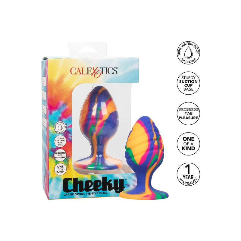 Calexotics Cheeky Largue Swirl Plug Anal | Niks.fi verkkokauppa