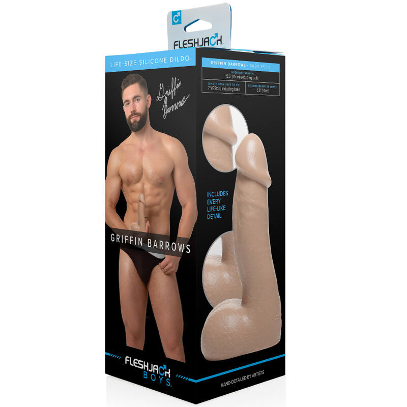 Fleshjack Griffin Barrows Dildo 18 Cm | Niks.fi verkkokauppa