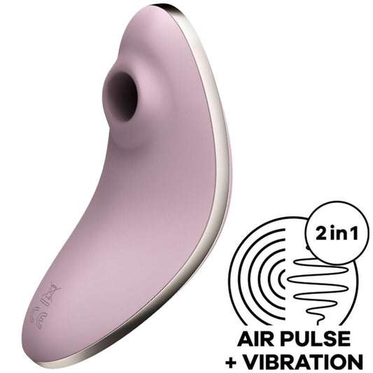 Satisfyer Vulva Lover 1 Air Pulse Stimulator & Vibrator Violet | Niks.fi verkkokauppa