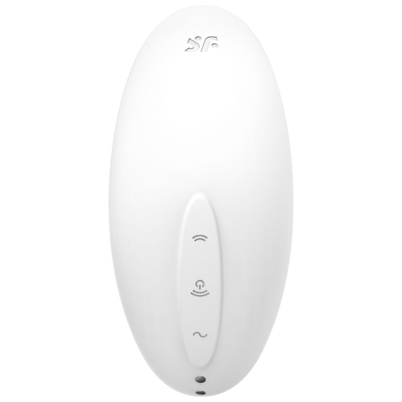 Satisfyer Vulva Lover 2 Air Pulse Stimulator & Vibrator White | Niks.fi verkkokauppa