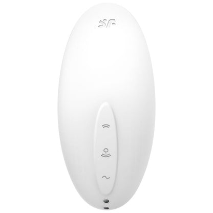 Satisfyer Vulva Lover 2 Air Pulse Stimulator & Vibrator White | Niks.fi verkkokauppa