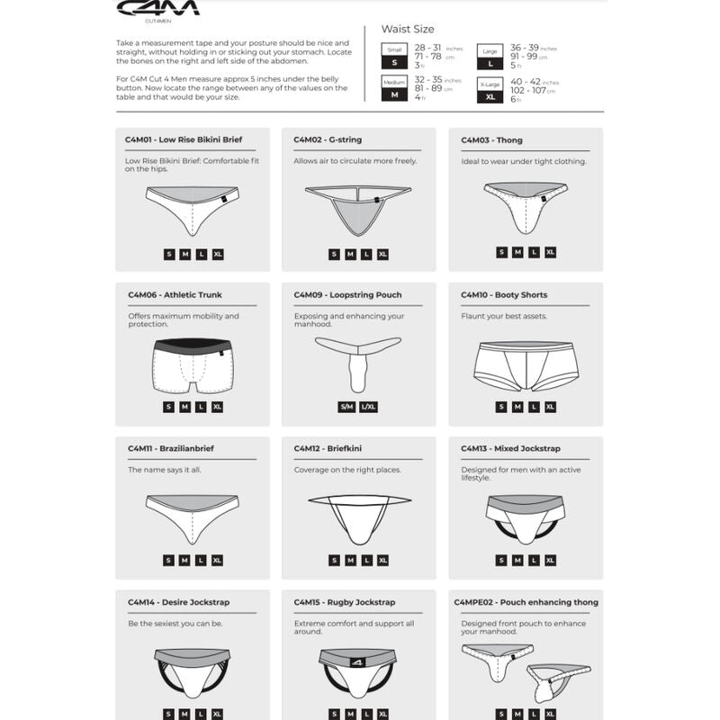 Cut4Men Briefkini Tattoo L | Niks.fi verkkokauppa