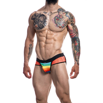 Cut4Men Jockstrap Rainbow L | Niks.fi verkkokauppa
