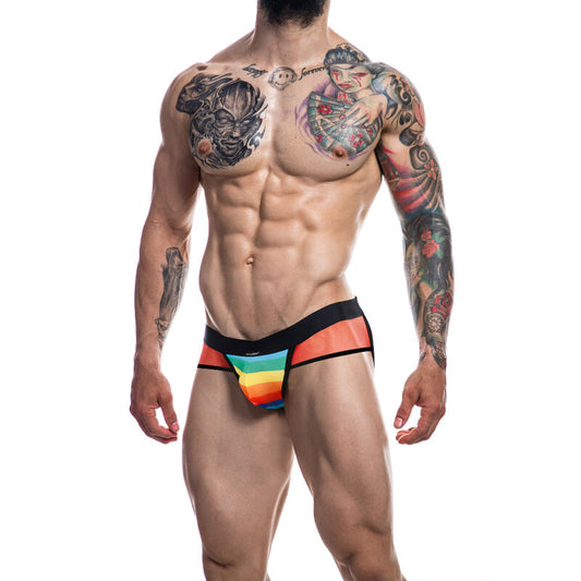 Cut4Men Jockstrap Rainbow L | Niks.fi verkkokauppa